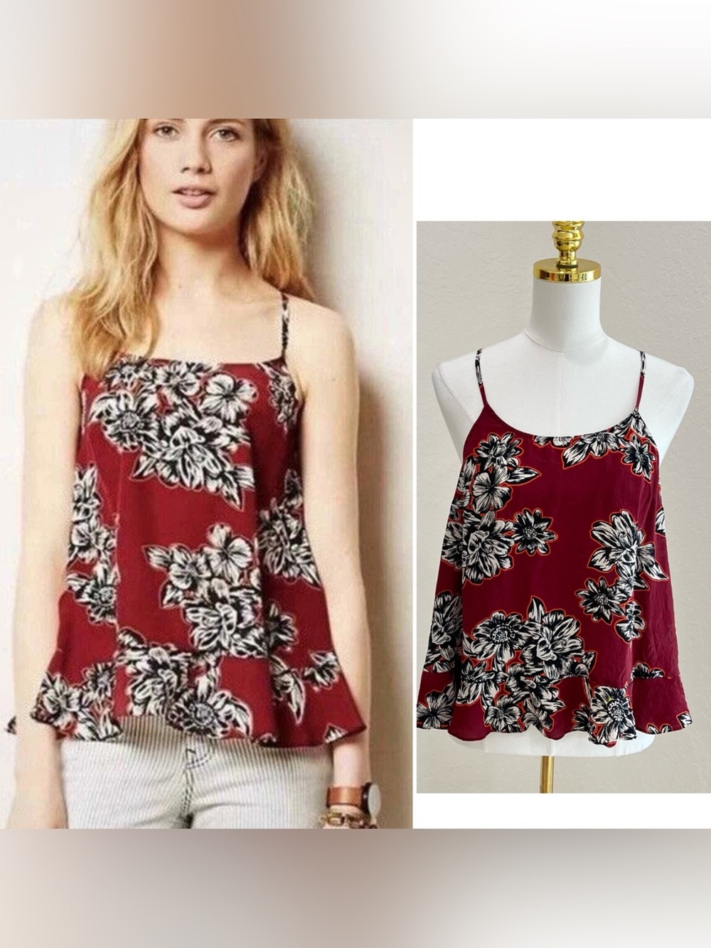 Anthropologie Maeve Zabella tank